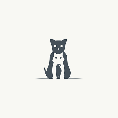 pets logo animal animals awesome logo bird branding design cat clean logo creative design dog illustration logo logo inspiration minimalist logo negativespace pet pet care pets petshop petstore vector