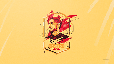Castro 👑 castro esports fifa gaming illustration illustrator mascot streaming twitch vector