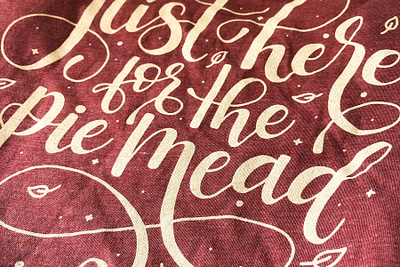 Batch Mead – Pie Mead Series Lettering hand lettering illustration lettering