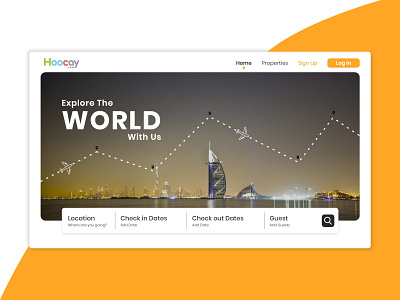 Travel Website hoocay ui travel design travel logo travel ui travel website ui design uidesign ux design website design