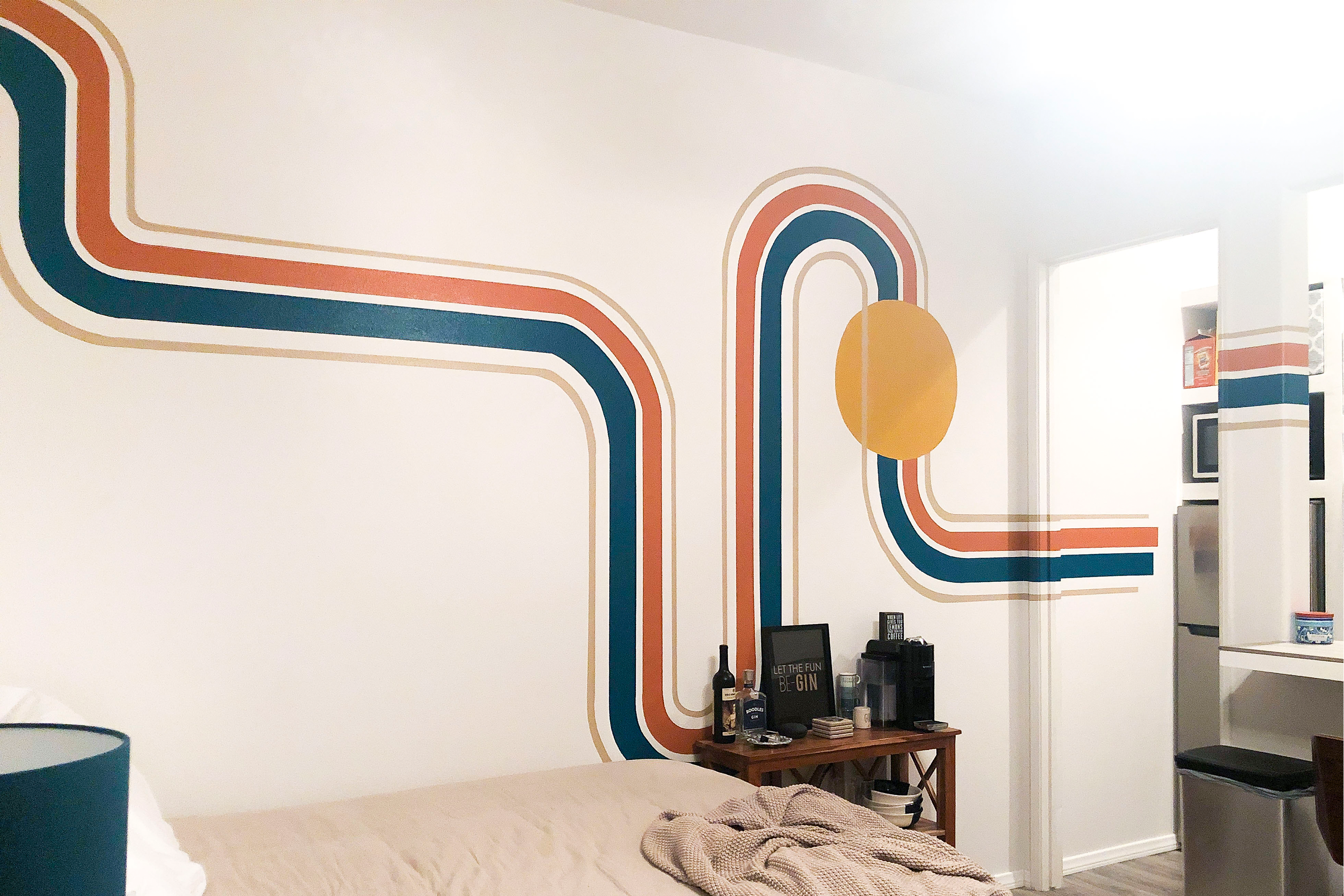 Example of Desert Stripes Mural