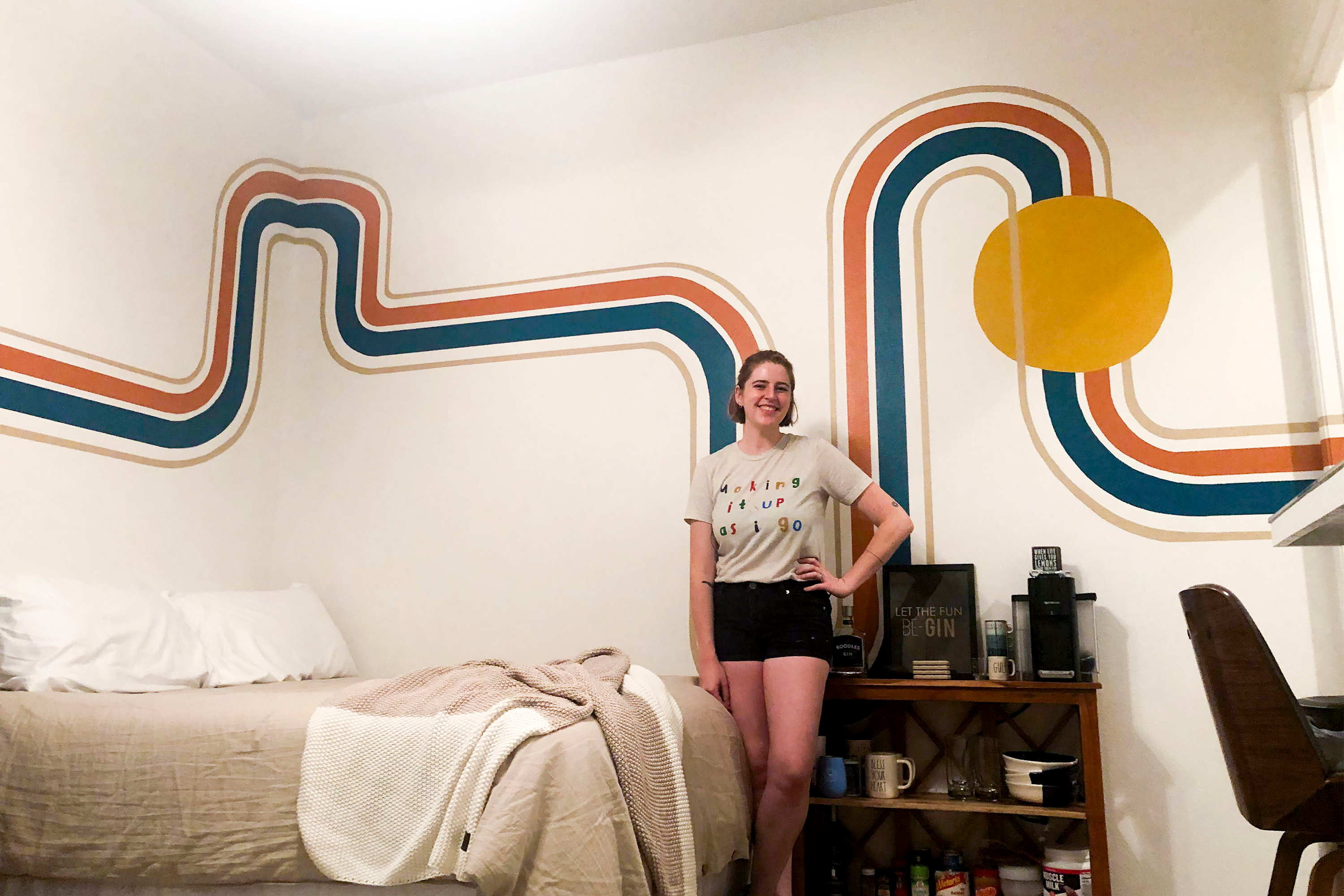 Example of Desert Stripes Mural