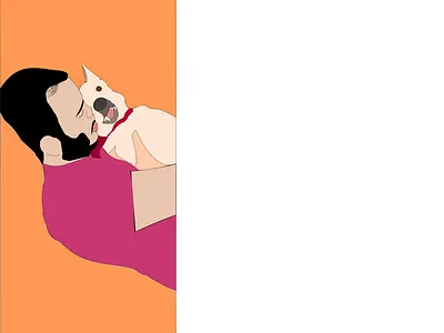 Dog Love design digital art illustration illustration art illustrations