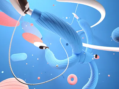 Zero gravity 3d character design redshift3d