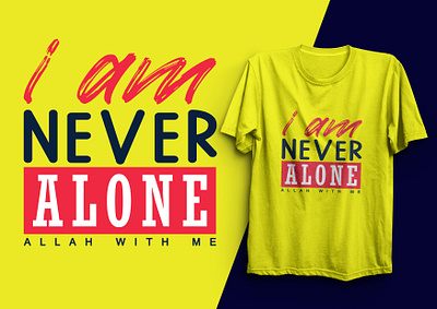 I m Never Alone | Text Typography simple text design text typography typeface typogaphy typography design