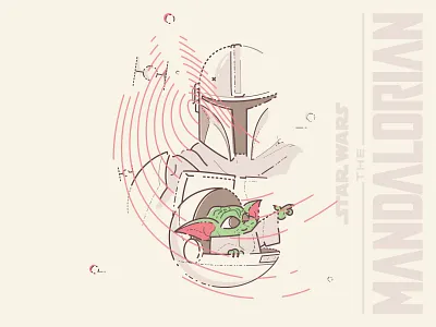 The Mandalorian baby yoda boba fett bounty character design helmet hunter illustration imperial jedi lucasfilm mandalorian mando space star wars stormtrooper syfy themandalorian yoda