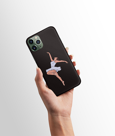 Phone Case Design For Iphone 11 Pro adobe adobe photoshop adobe xd ballet ballet design case design cover illustrator iphone iphone 11 pro mobile case phone case product protect