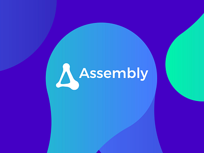 Assembly, open source technology framework protocol logo design a app logo icon community crypto cryptocurrency distributed network framework iot letter mark monogram logo design logomark minimalist modern open source organic protocol smart contracts startup ecosystem tech technology