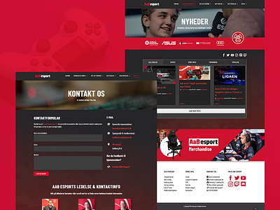 AaB esport avada blog esport ui ux ux design webdesign website design wordpress wordpress theme