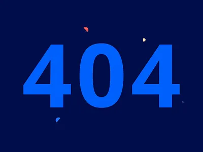404 Page aftereffects animated animation design illustrator motiondesign motiongraphics ui ux vector web
