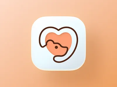 Love Bear icon! 3d animal bear big sur brand brand identity branding heart honey icon icons illustration ios logo logo design logodesign love mark monoline symbol