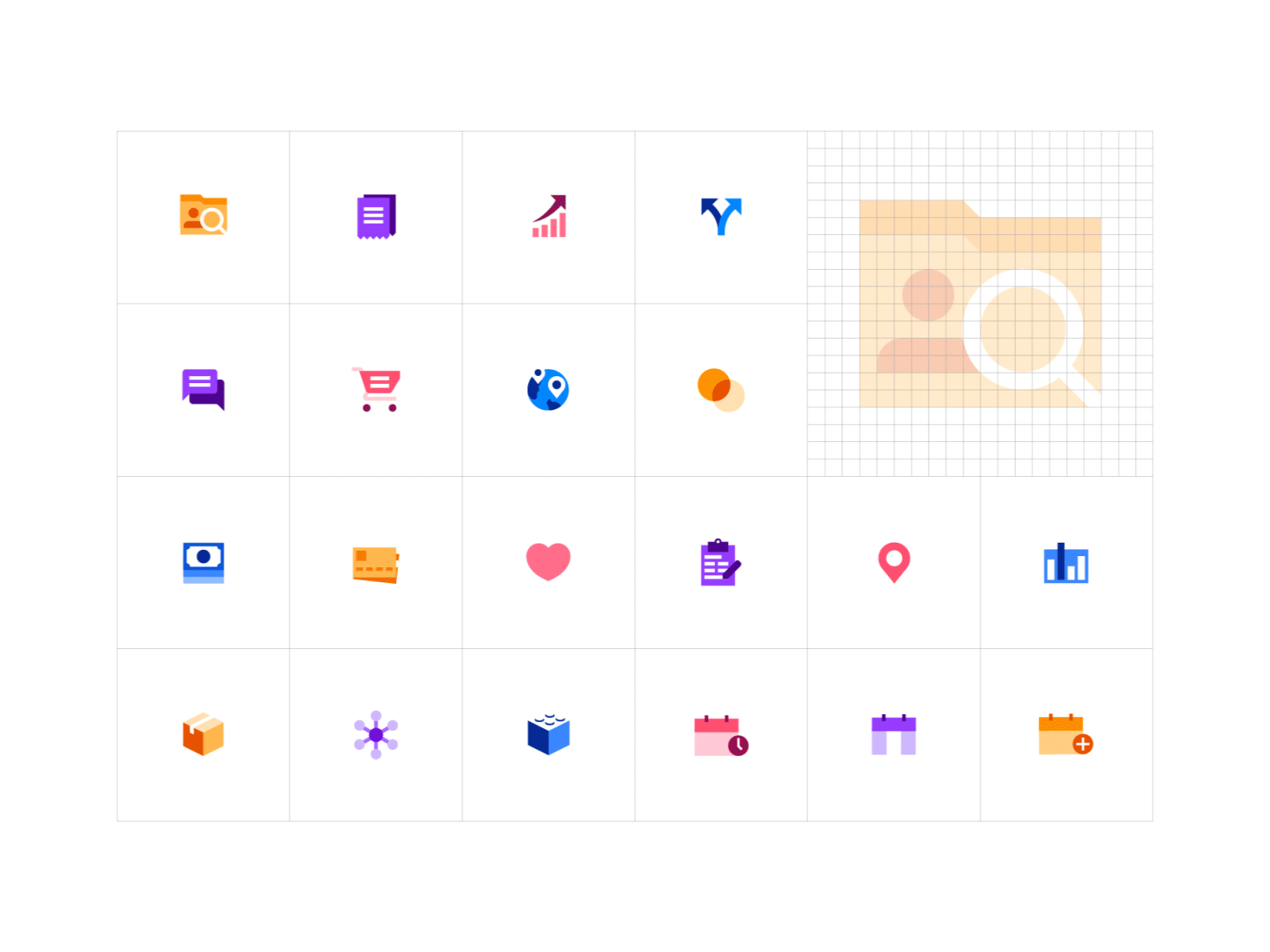 Franpos - Pictograms brand brand design brand identity branding design identity illustration