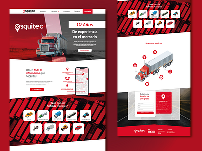 Esquitec website v1 branding design ux web webdesign