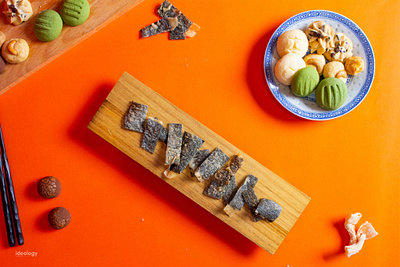 Aunty Bren Chinese New Year Cookies Photoshoot art direction brand brand design brand identity branding design graphic design identity design visual identity