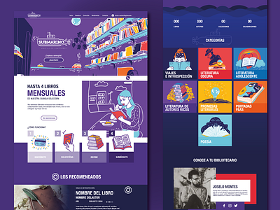 Submarino Website v1 branding design illustration mobile web webdesign