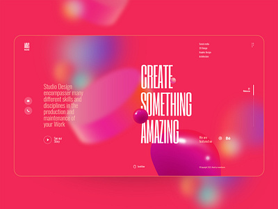 MayG - Landing Page 3d agency business clean colorful creative header ilustration interface landing page minimal mobile portfolio typography ui ui design ux ux design web web design