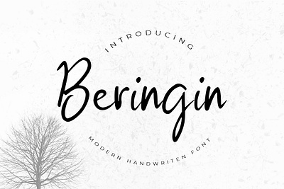 Beringing - Modern handwriten free font branding calligraphy casual classy cool elegant font fashion font fonts handwriting logotype love fonts modern font romantic font script font trendy font typography wedding invitation