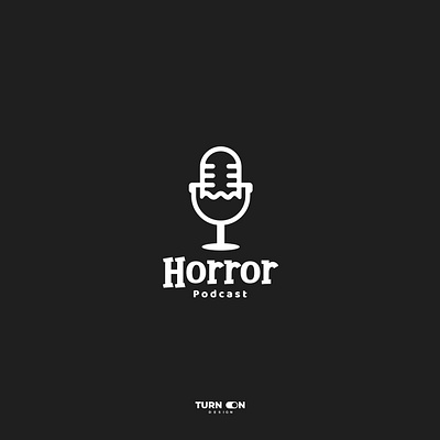 Horror Podcast Logo Design branddesign brandidentity branding branding concept horror logo logo design logodesign podcast vector vector illustration