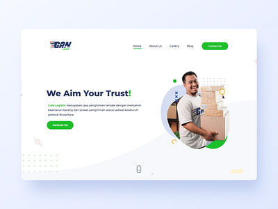 GAN Logistic - Web Design and Development adobe coreldraw design interface landing logistic ui ux wordpress