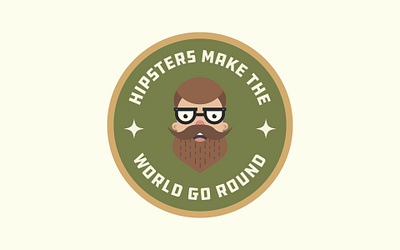 Hipsters badges graphic design hipsters illustration