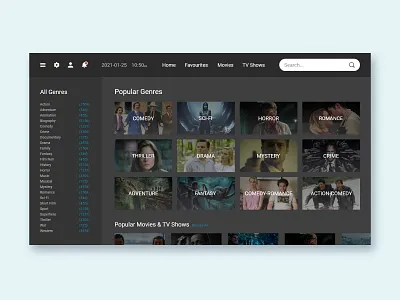 Categories 099 adobe xd app clean clean design clean ui concept daily ui dailyui design genres list minimalist typography ui ux web webpage website xd