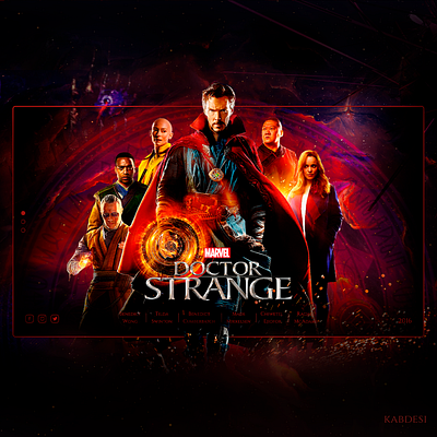 Doctor strange concept design doctor strange marvel ui ux web