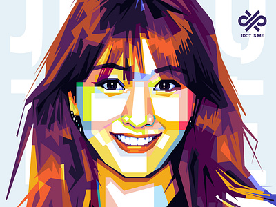 Park Jihyo - TWICE colorful colorful art design illustration illustration art illustration design jihyo park popart twice vector wpap