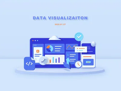 DATA VISULIZATION 3d concept data data visualization design illustration vector web