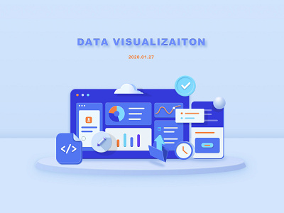 DATA VISULIZATION 3d concept data data visualization design illustration vector web