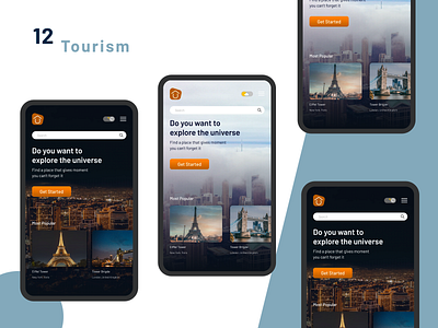 Tourism App app app design application dailyui design tour tourism tourist tours ui ui design uidesign uiux ux ux ui ux design uxdesign uxui visual design