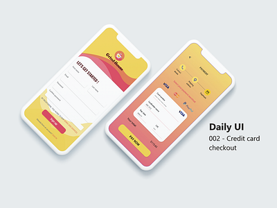 002 - Credit card checkout adobe app art daily 100 challenge dailyui dailyuichallenge design flat minimal ui web website