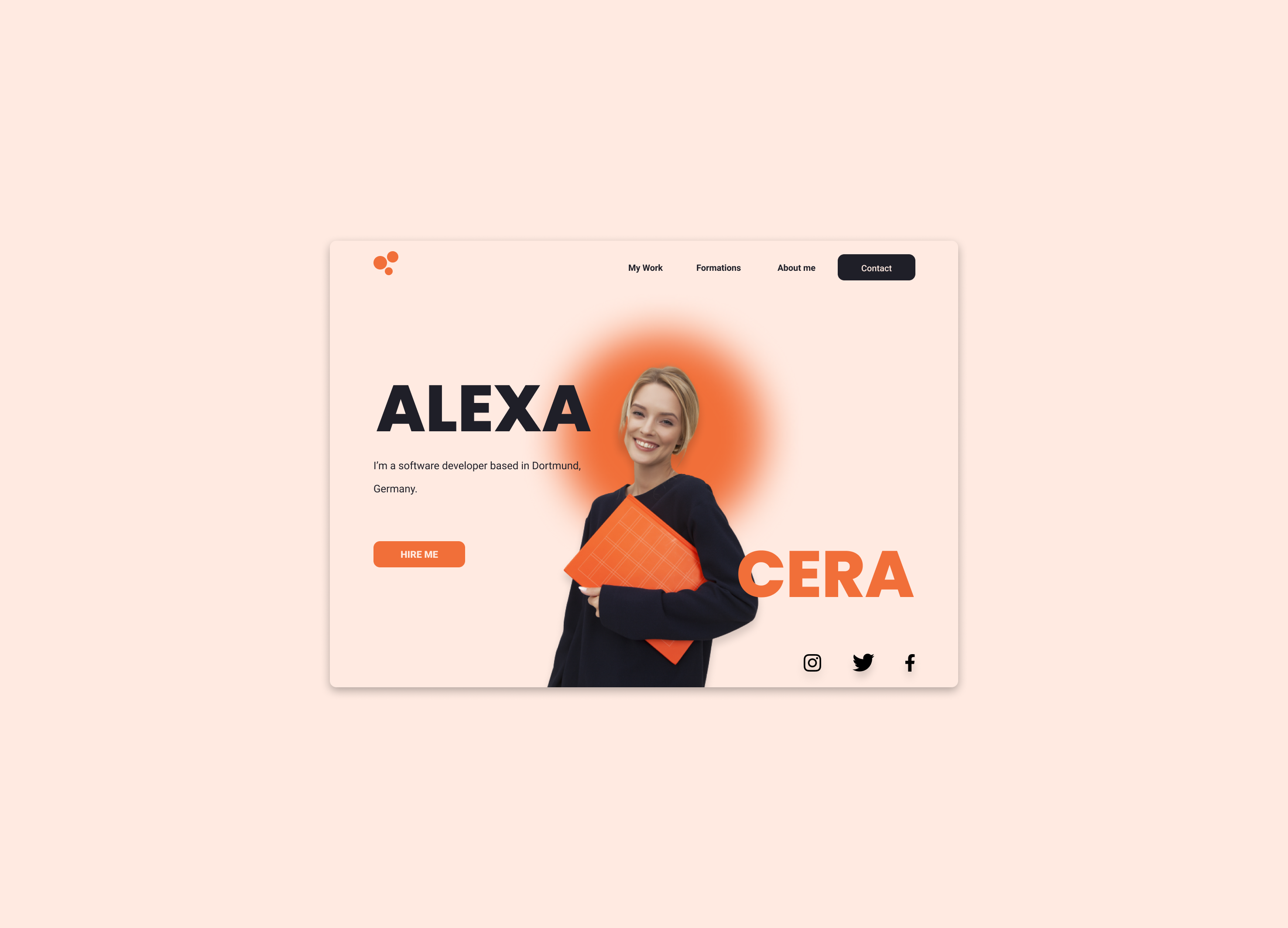 Example of portfolio