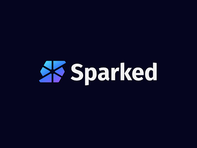 Sparked - Logo Design ⚡ brand identity design branding business creative logo creative logo design development lettermark logo logo design logo monogram marketing monogram power spark startup symbol tech visual identity design