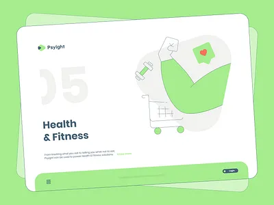 Psyight Home Page UI color design homepage illustration login logo menu minimal ui uxui vector