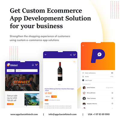 Custom E-Commerce App Development Service Provider Company in US