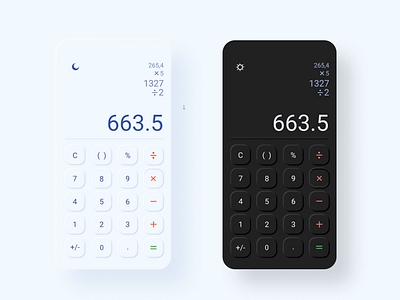 Calculator neumorphism button design mobile neumorphism shadow ui