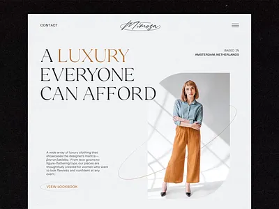 Fashion Brand Website animation clothes design design studio ecommerce fashion graphic design home page interaction interface minimalism scroll scroll animation ui user experience ux web web design website website design