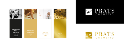 Prats Cosmetic Branding | Color Palette beauty brandbook branding cosmetics fancy gold golden luxury manual de identidade visual skincare visual identity visual identity brandbook