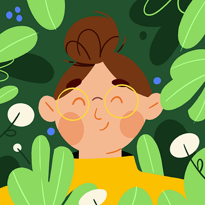 New avatar ! avatar character illustration plants portrait