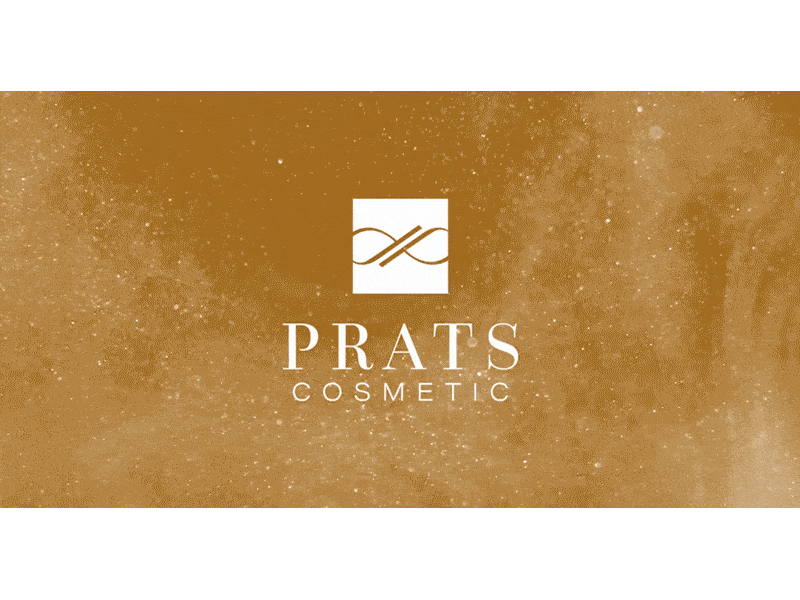 Prats Cosmetic Branding beauty cosmetics gif gold golden luxury motion graphics skincare visual identity