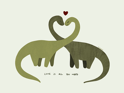 Love is all you need 💚 apple barcelona business catalunya design dinosaurs drawing enterpreneur fridadolfin graphicdesign graphicdesigner illustration ipad ipadpro ipadprocreate lettering love procreate spain studio