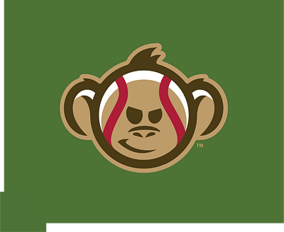 Monkey Baseball baseball branding illustration mascot monkey sports wise