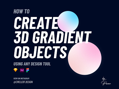 3D Gradient Objects 3d 3d animation 3d art color design designer designs figma gradient gradient color gradients illustration instagram landingpage motion design new object shot tool ux