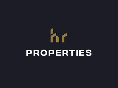 HR Properties - Logo Animation animated logo animation brand identity building effendy home house hr hr monogram hr properties identity design logo logo animation logomark luxury luxury branding mark real estate symbol typography