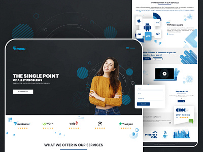 Digital Agency website design abstract illustration uidesign uidesing uiux uiux design uiuxdesign web web design webdesign website website builder website concept website design website development website template