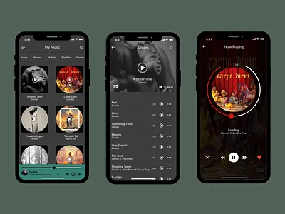 music design player Daily ui #009 design mobile app music music player ui