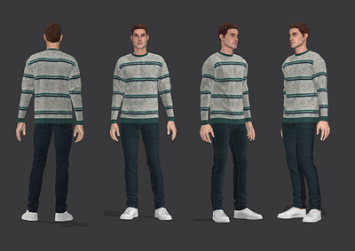 Sweater Design 3d 3drendering apparealdesign design fashion design flatdesign illustration knitdesign pattern design sweaterdesign technicaldesig