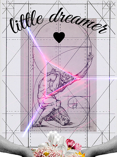little dreamer illustration photomanipulacion photoshop
