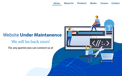 Website maintenance animation design poster design typography ui uidesign uiux user interface ux ux design