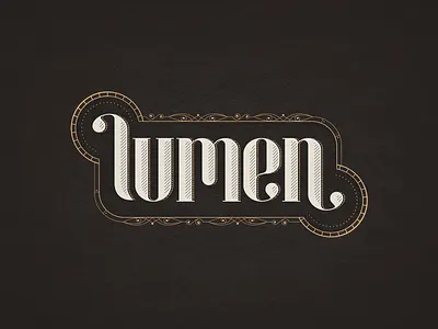 Lumen apple arcade art deco art noveau branding game art game logo logo lumen mechanical puzzle game steampunk typogaphy vector